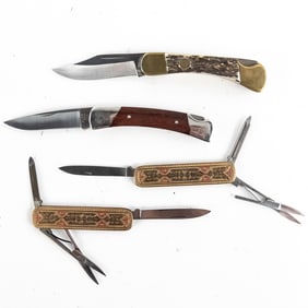 4x Pocket Knives