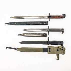 2 Swedish and 1 Spanish Bayonet