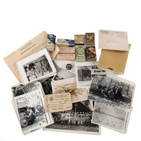 WWII US Pacific Theater Photos, USN Seabees Ring