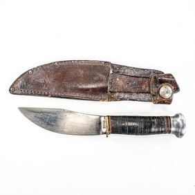 Marble's Woodcraft Knife W/Sheath 1916-1925