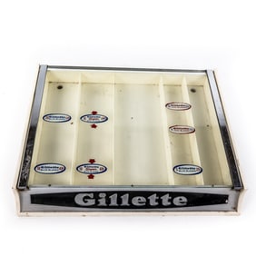 Vintage Plastic Gillette Razor Store Display