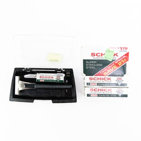 (2) Vintage Schick Injector Set