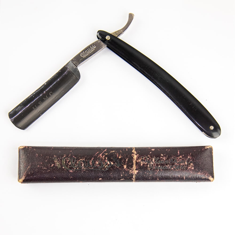 Clauss "U.S.M.C" Vintage Straight Razor w/ Box (1 of 5)