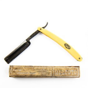 Mulcuto Diamond Straight Razor w/ Orig. Box
