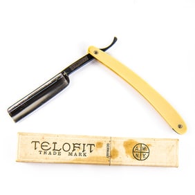 A.W.N.Y. Telofit Straight Razor w/ Orig. Box