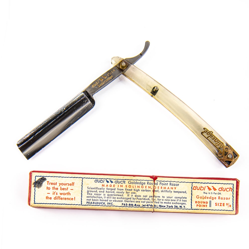 Dubl Duck Satinedge Straight Razor w/ Box (1 of 5)