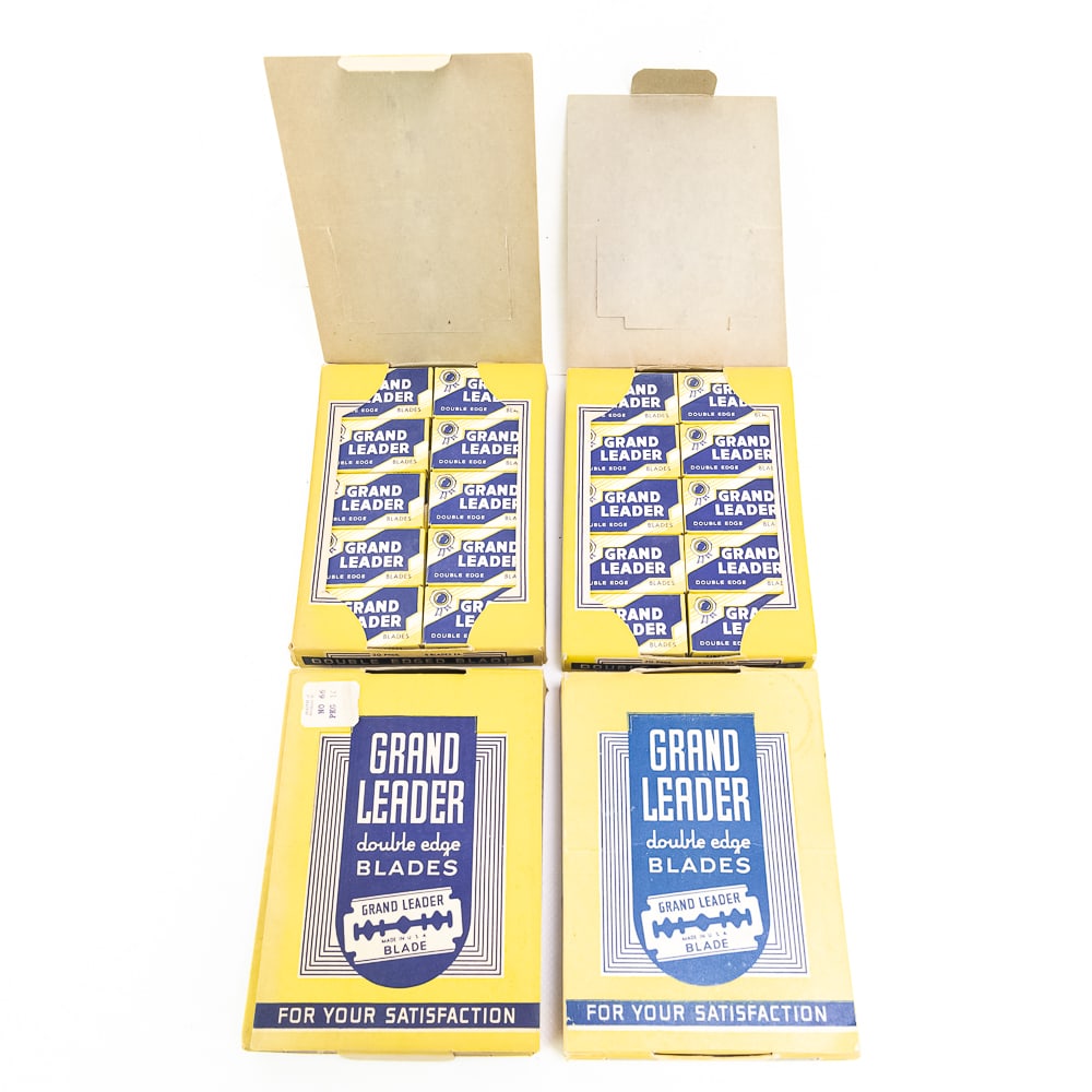 (4) Grand Leader Double Edge Blade Store Displays (1 of 13)