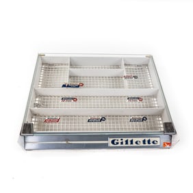 Vintage Plastic Gillette Razor Store Display
