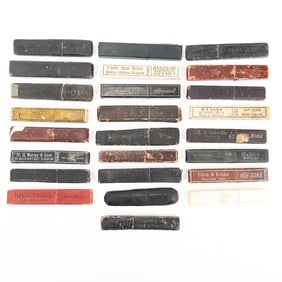 (25) Assorted Straight Razor Boxes