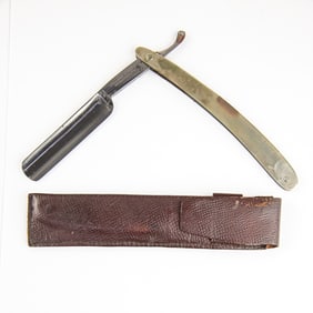 Challenge Cutlery Co Straight Razor w/ Pouch