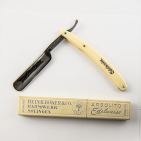 Heinr. Boker & Co Edelweiss Razor w/ Orig. Box