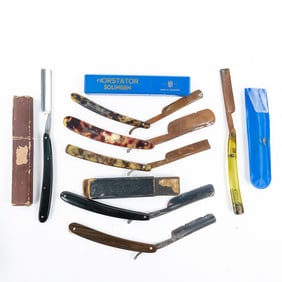 (7) Lot of Straight Razor Parts