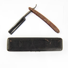 Gullat Razor Co Master Barber w/ Leather Hard Case