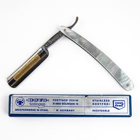 Dovo Stainless 41 Razor w/ Orig. Box