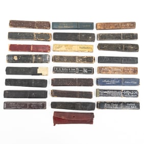 (25) Straight Razor Boxes