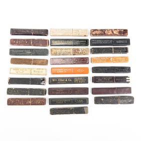 (25) Assorted Straight Razor Boxes