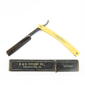 B & N Cutlery Co Economy Razor w/ Orig. Box