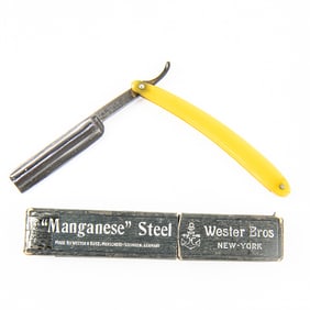 S. R. Druescher Gold Bug Razor w/ Unorig. Box