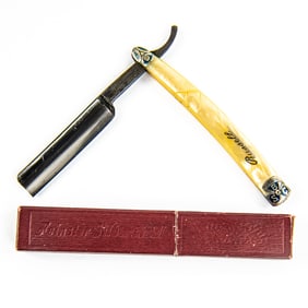 Russell Barber Supply Expert Barber Razor w/ Box