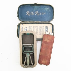 Vintage 1927 Rolls Razor Sharpener with Case