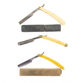 (3) Misc. Vintage Straight Razors