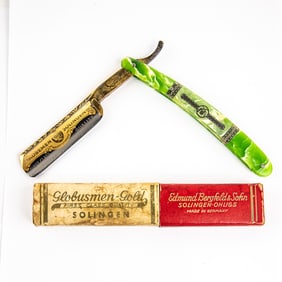 E. Bergfeld & Sohn Globusmen 46 Razor w/ Orig. Box