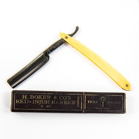 H. Boker Red-Injun No 101 Razor w/ Original Box