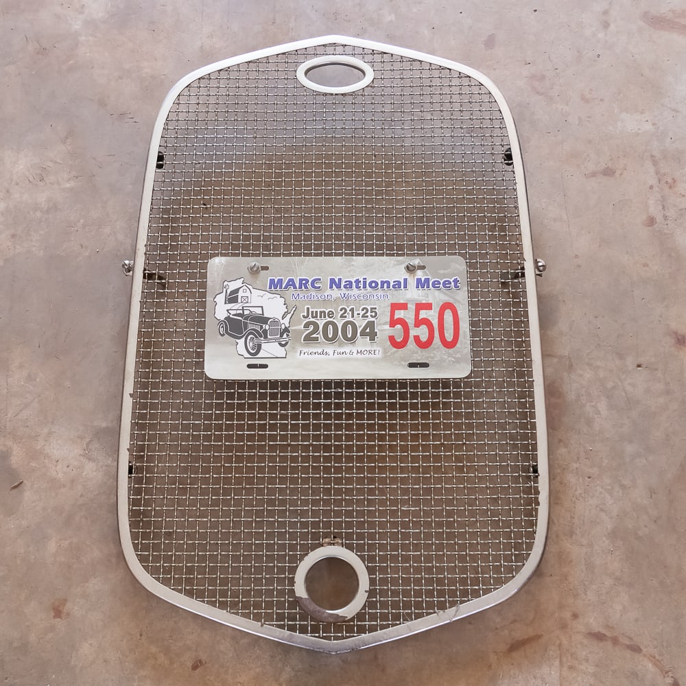 1930-31 Ford Model A Radiator Stone Guard (1 of 2)