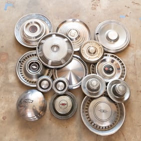 17 GM Wheel Covers 1950's - 70's