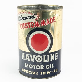 Havoline 5 Qt Motor Oil Can