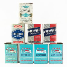 Collection of (8) Anti Freeze & Cooling System Can