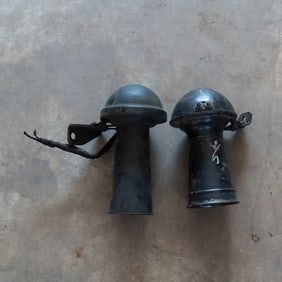 Pair of Domed Auto Horns