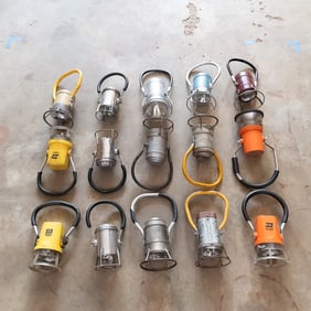 15 Railroad Signal Lamps