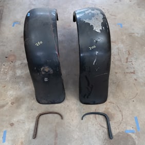 1930-31 Ford Model A Coupe Roadster Rear Fenders