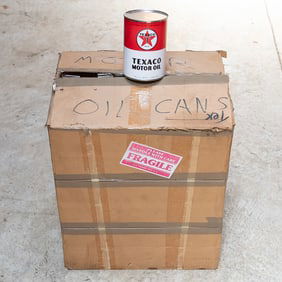 36 Texaco 1 Qt. Display Oil Cans