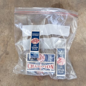Set of 4 New Champion 3X Spark Plugs