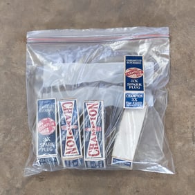 Set of 5 New Champion 3X Spark Plugs