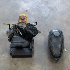 Vintage Whizzer Model H Motorbike Engine