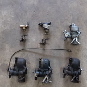 3 Zenith Carburetors, 1 Tillotson Carb
