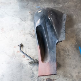 1931 Ford Model A LF Fender W Side mount Well