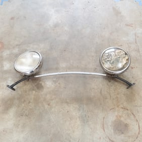1932 Ford Model A Headlight Bar With Headlights