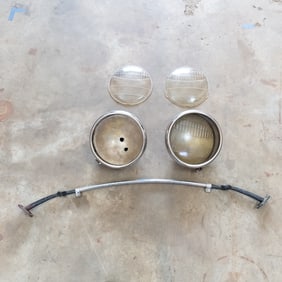 1932 Ford Model A Headlight Bar With Headlights