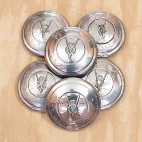 6 1932 Ford Model A Hub Caps