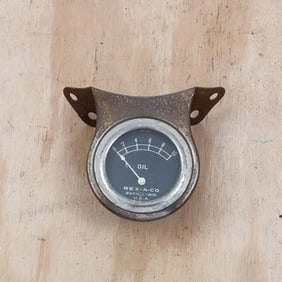 Model A Ford Oil Pressure Gauge W Bracket
