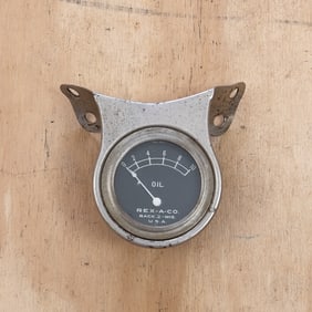 Model A Ford Oil Pressure Gauge W Bracket