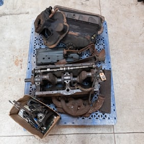 Model A Ford Engine Block, Crank, Cam, More