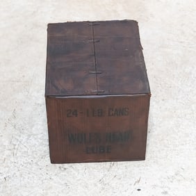 24 Can Case NOS 1 Lb. Wolf's Head Lube