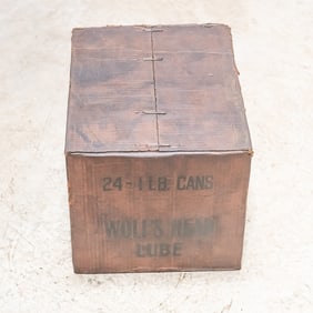 24 Can Case NOS 1 Lb. Wolf's Head Lube