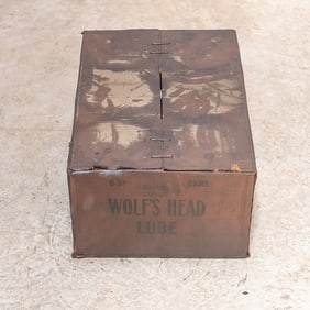 6 Can Case NOS 5 Lb. Wolf's Head Lube