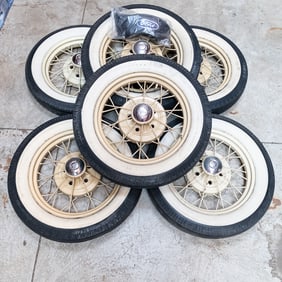 Six 1930-31 Ford Model A 19" Wheels And Tires